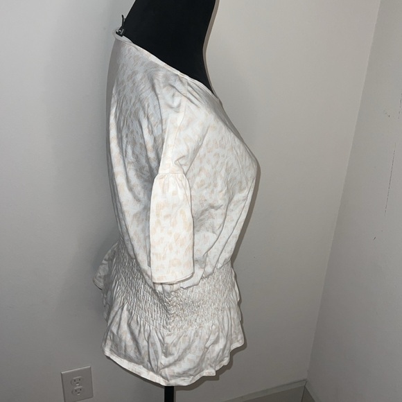 INC International Concepts Cotton animal Print Smock-Waist Top Sz L new - Picture 5 of 11